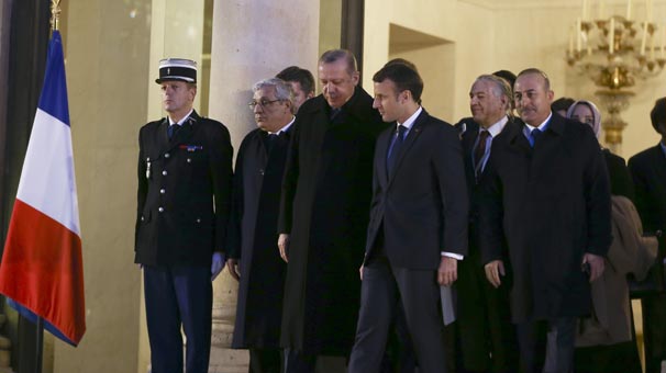 Cumhurbaşkanı Erdoğan, Elysee Sarayı'ndan ayrıldı