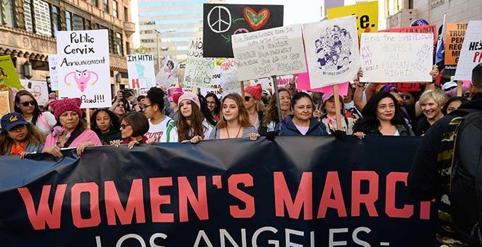 ABD'de kadınlar, Trump hükümetini protesto etti
