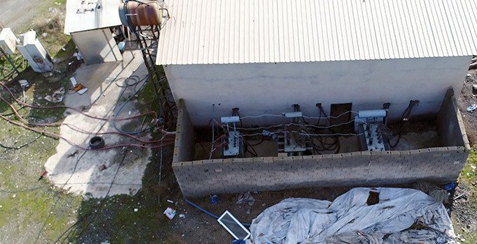 1 milyon liralık kaçak elektriğe 'drone'lu darbe