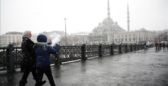 İstanbul için fırtına ve kar uyarısı