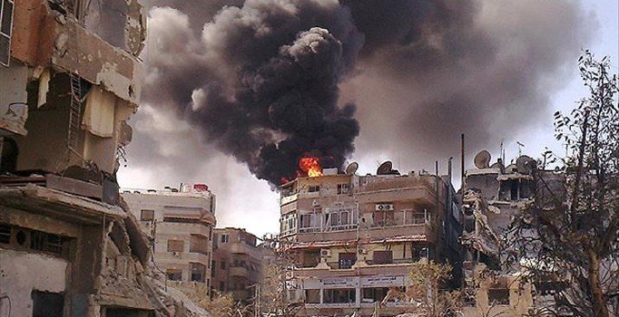 Şam'da şiddetli patlama