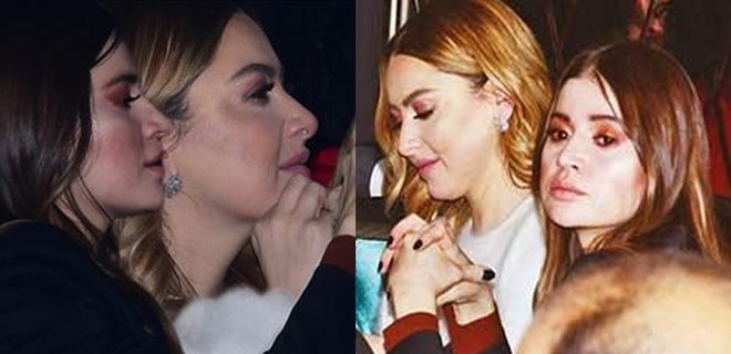 Hadise ve kız kardeşinin barışma eğlencesi