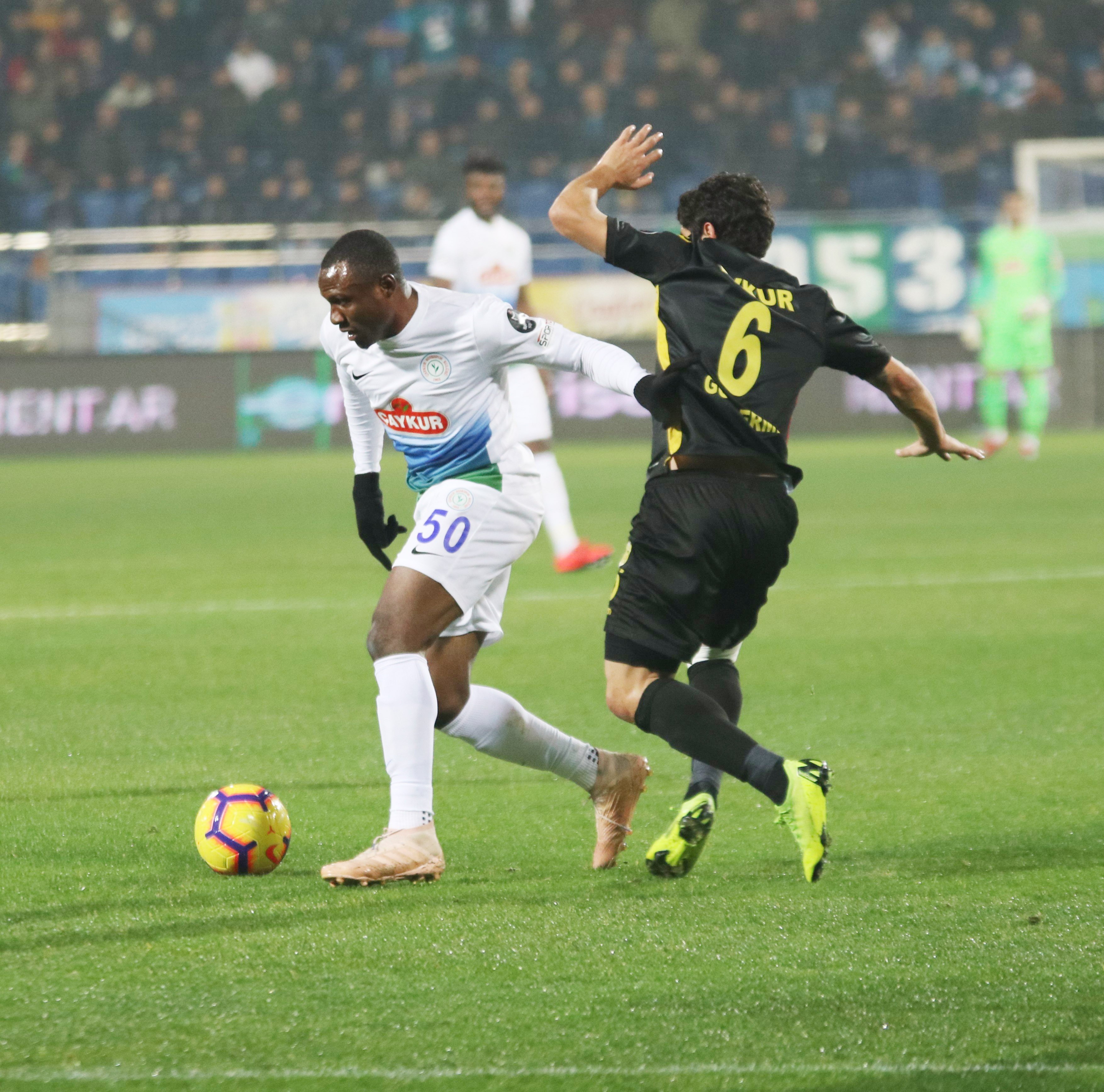 SPOR TOTO SÜPER LİG: ÇAYKUR RİZESPOR: 3 - EVKUR YENİ MALATYASPOR: 0 (MAÇ SONUCU)