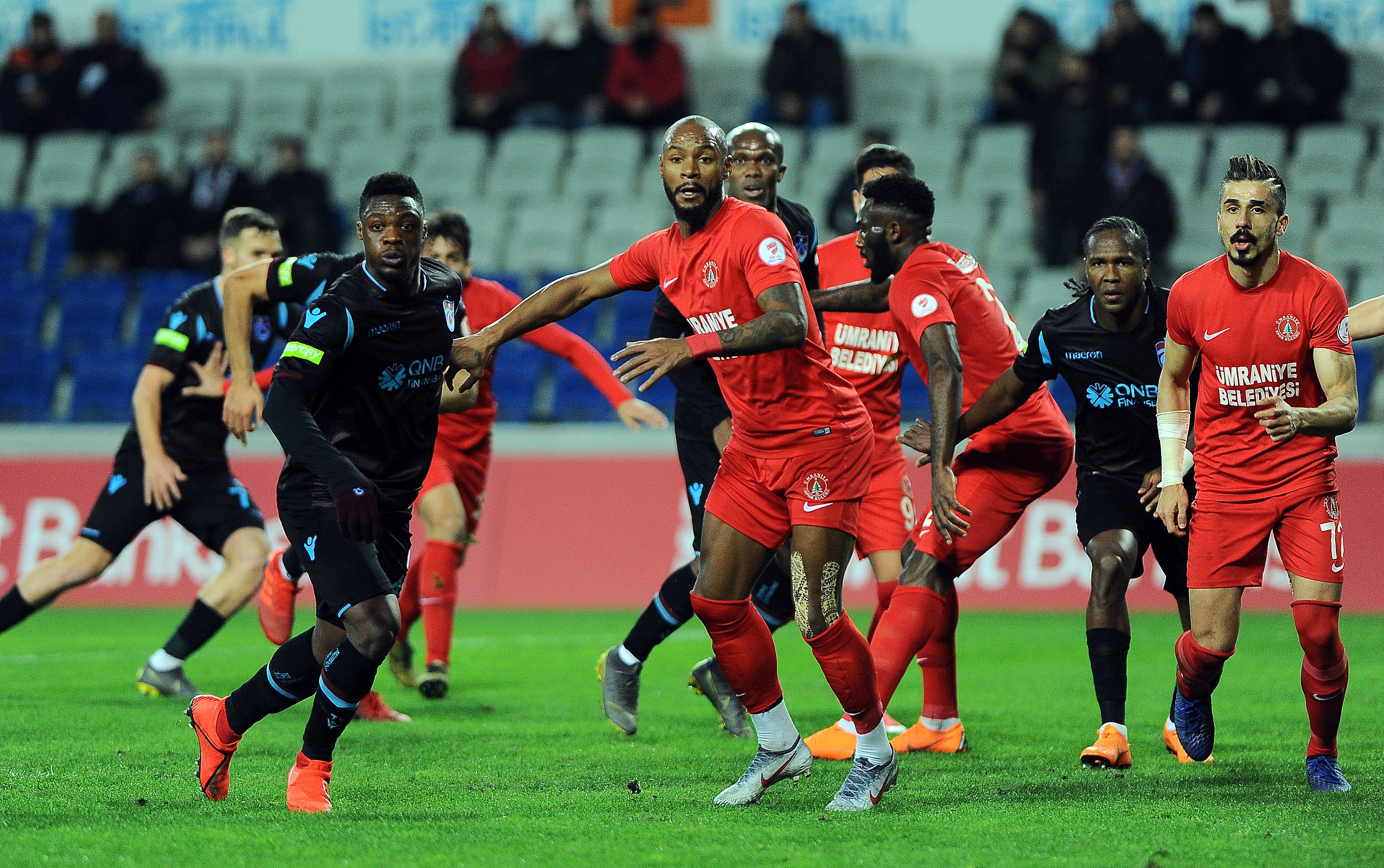 ZİRAAT TÜRKİYE KUPASI: ÜMRANİYESPOR: 0 - TRABZONSPOR: 1 (İLK YARI)