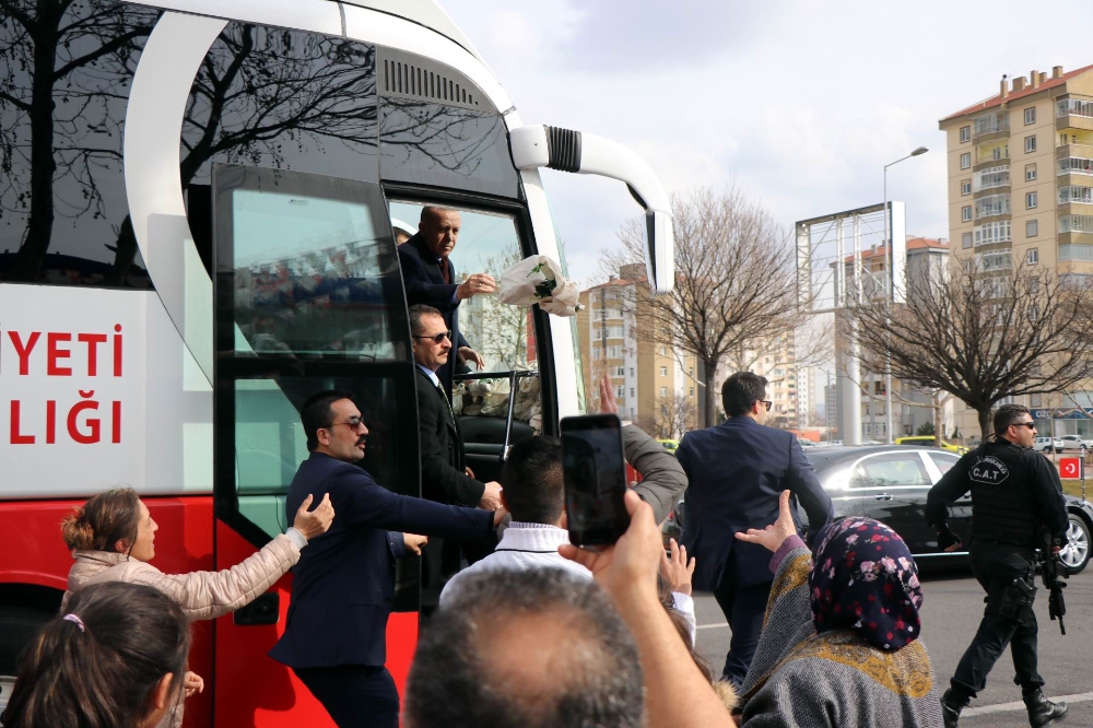 Cumhurbaşkanı Erdoğan Kayseri'de