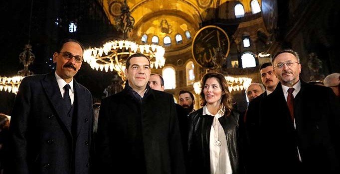 Yunanistan Başbakanı Aleksis Çipras, Ayasofya'da