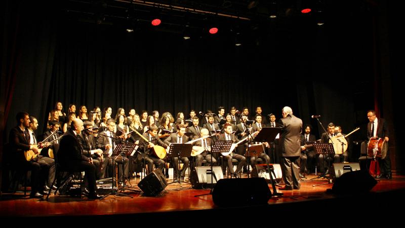 Haliç Üniversitesi Konservatuarı Halk Müziği Korosu konser verdi
