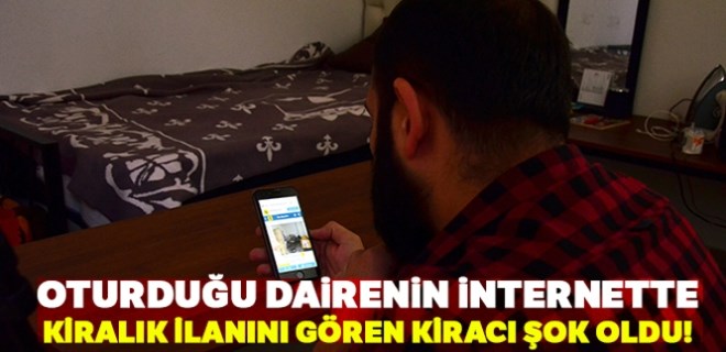 Kiracıya 'internet ilanı' şoku!