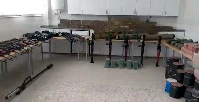 Kilis'te PKK'ya gönderilmek üzere 473 kilo patlayıcı ele geçirildi