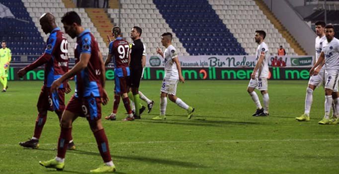 Trabzonspor'da ikinci yarı hüsranı