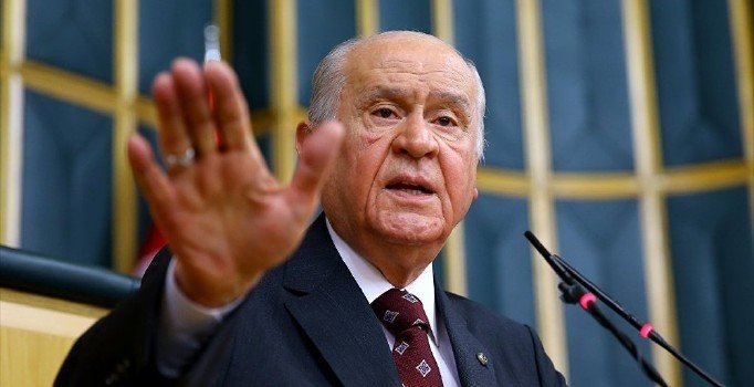 MHP lideri Bahçeli Kızılcahamam'da konuşuyor