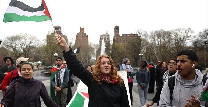 New York'ta Ortodoks Yahudilerden İsrail karşıtı gösteri