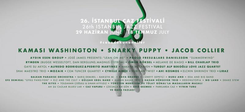 26. İstanbul Caz Festivali biletleri 13 Nisan’da satışa çıkıyor