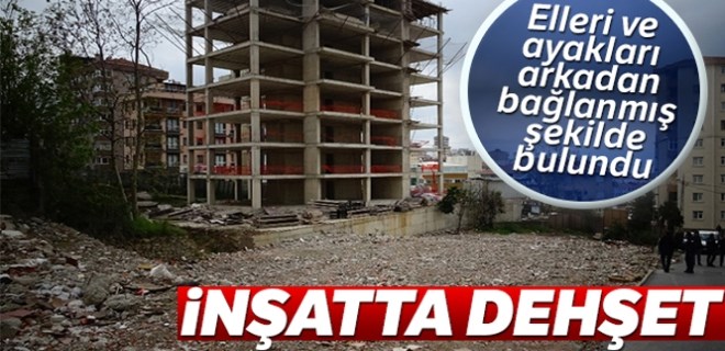 İstanbul Kartal'da inşatta dehşet!