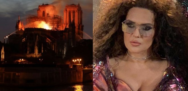 Demet Akalın'dan 'Notre Dame yangını' tepkisi