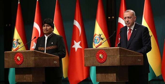 Erdoğan ve Morales'ten ortak basın toplantısı