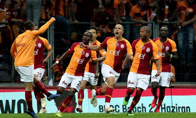 Süper Lig'de şampiyon Galatasaray!