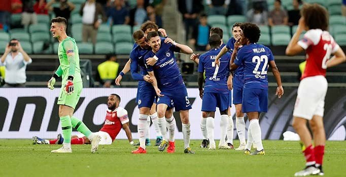 UEFA Avrupa Ligi'nde şampiyon Chelsea oldu