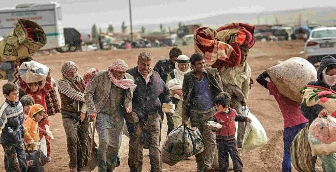 Esad rejimi 550 binden fazla sivili yerinden etti
