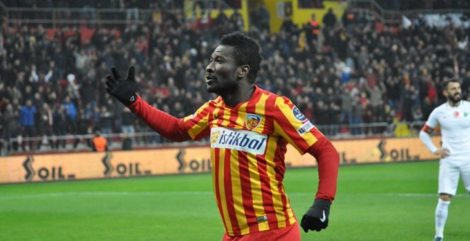 Asamoah Gyan, Kayserispor'a haciz gönderdi