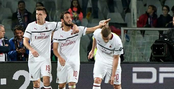 Hakan attı, Milan zorlu deplasmanda kazandı