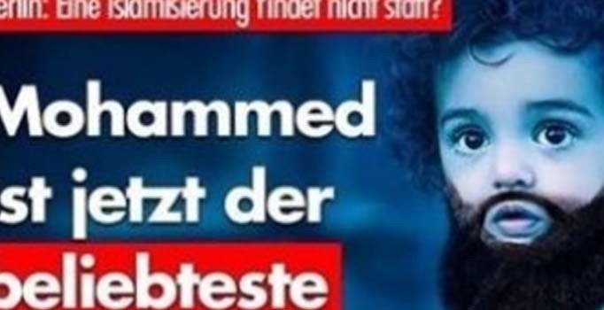 Berlinde bebeklere en çok Muhammed isminin verilmesi ırkçıları rahatsız etti