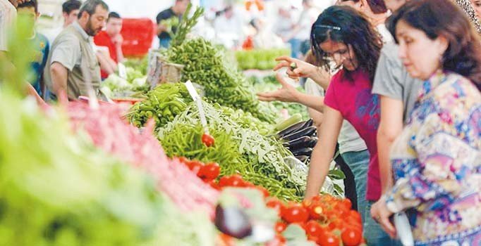 Baz etkisiyle düştü gıda fiyatlarıyla uçtu