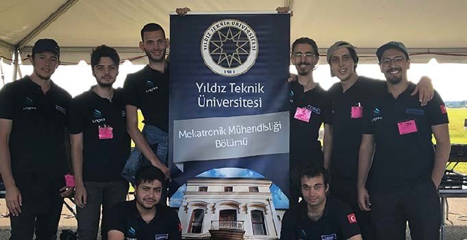 Yıldız Teknik Üniversitesi ABD'deki İHA yarışmasında 3'üncü oldu