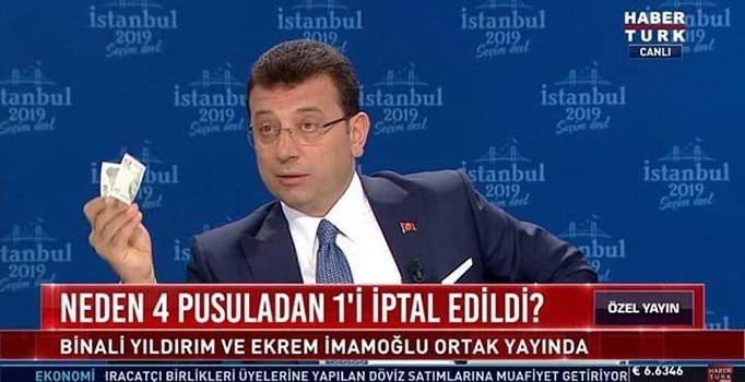 Ekrem İmamoğlu'ndan 20 TL ile cevap