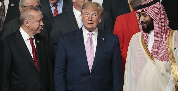 G20'ye damga vuran fotoğraf: Trump, Erdoğan ve Prens Selman aynı karede