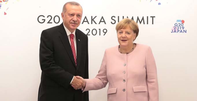 Erdoğan, G20'de Merkel ile görüştü