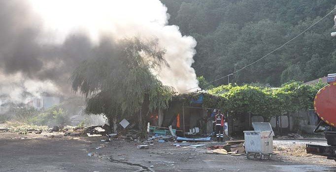 Zonguldak'ta korkutan patlama