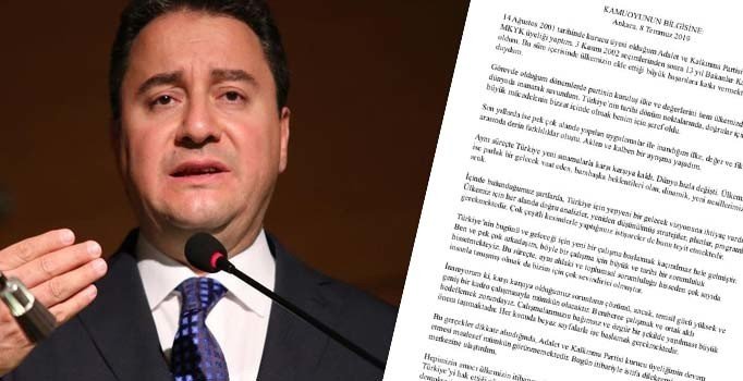 Ali Babacan kurucusu olduğu AK Parti'den istifa etti