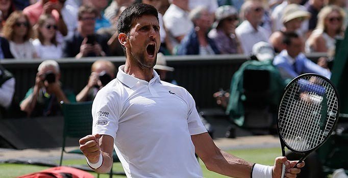 Wimbledon'da ilk finalist Djokovic