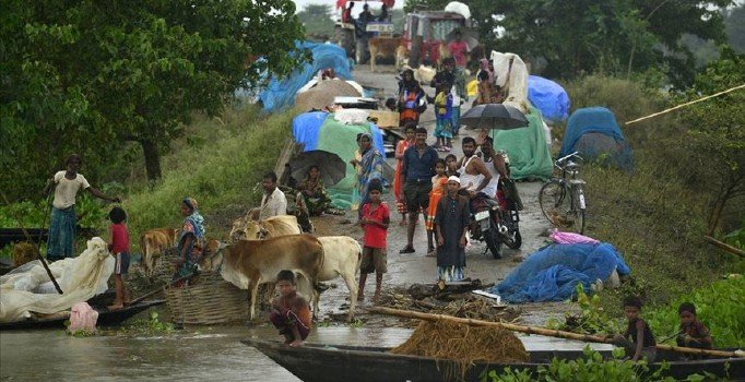 Hindistan'daki selde ölü sayısı 109'a çıktı