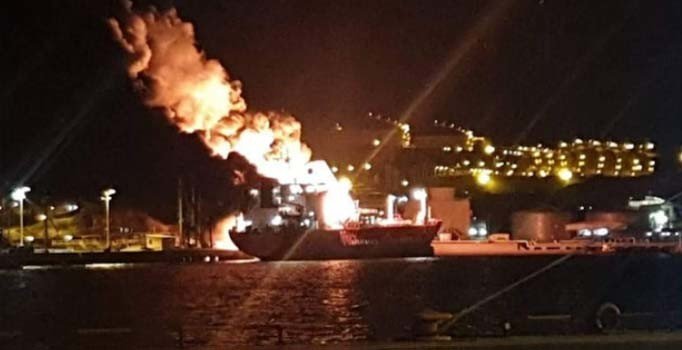 İzmir'de LPG gemisinde patlama meydana geldi: 2 kişi öldü, çok sayıda yaralı var