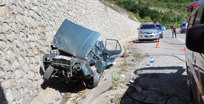 Bartın’da feci kaza: 1 ölü, 4 yaralı