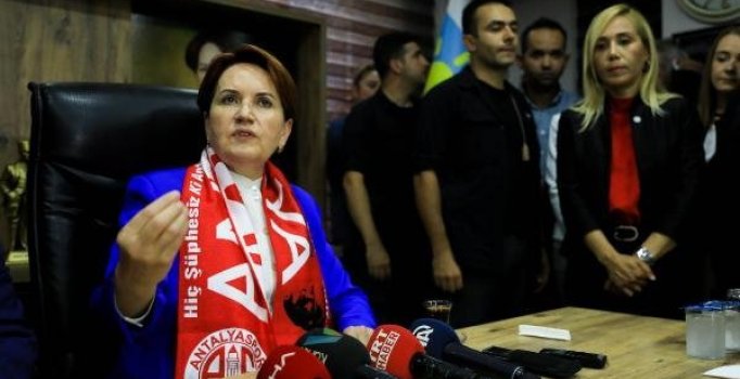 Akşener: İstanbul ve Ankara'ya kayyum atanması çılgınlığına Cumhurbaşkanı izin vermez