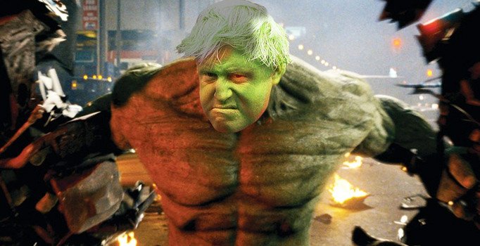 Boris Johnson, İngiltere'yi Hulk'a benzetti