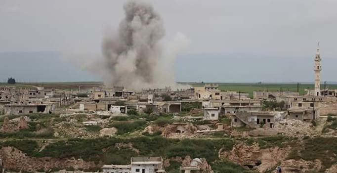 Esed rejimi İdlib'e saldırdı