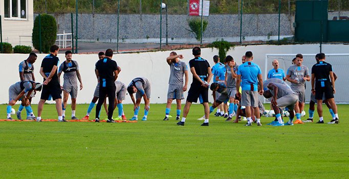 Trabzonspor, Gençlerbirliği maçı hazırlıklarını sürdürdü