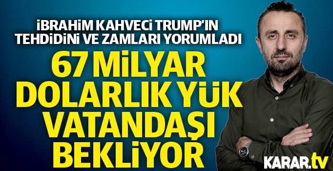 İbrahim Kahveci: Piyasayı bir tweet sallıyorsa, bu noktaya nasıl geldik ona bakmalı