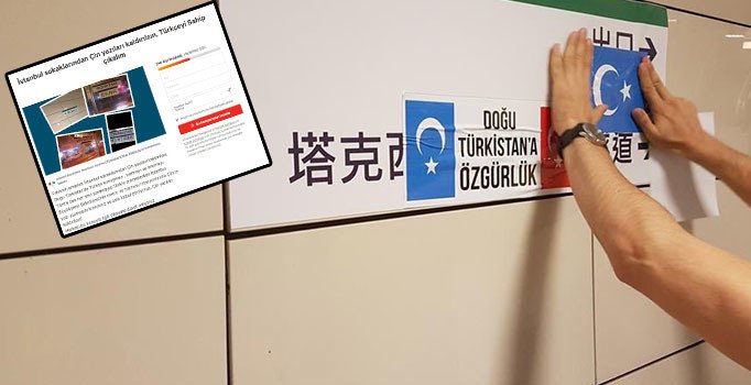 İstanbul'daki Çin tabelalarına karşı imza kampanyası başlatıldı
